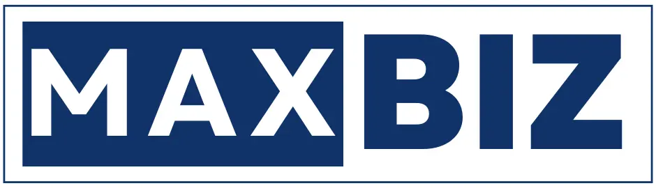 MaxBiz Logo Blue