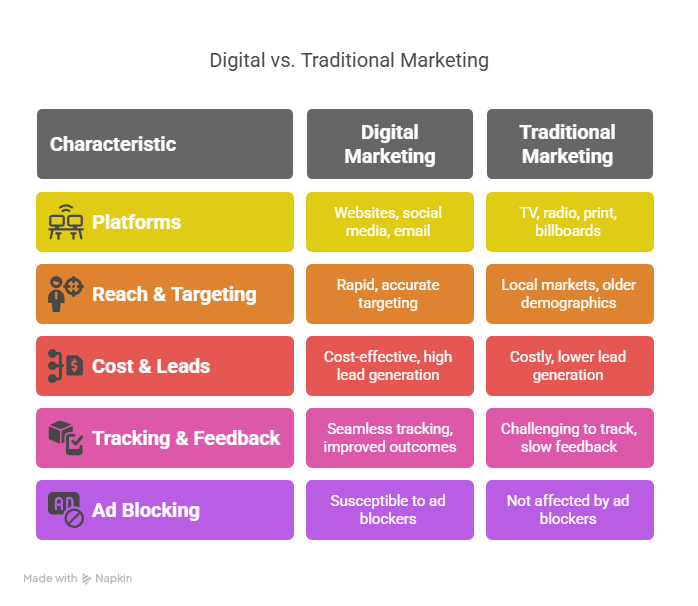 Digital vs Traditional marketing Marketing and Content Digital vs Traditional marketing Marketing and Content