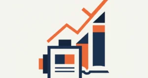 Melbourne content marketing experts results illustration with growth chart