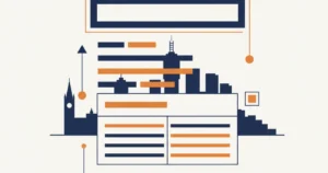 Melbourne on-page SEO illustration with webpage and meta tags