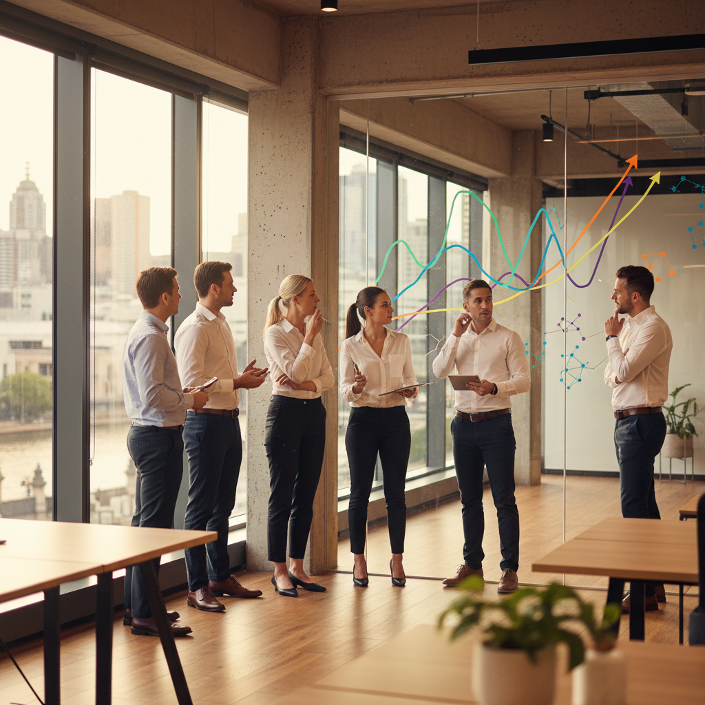 SEO company Melbourne team planning a client SEO campaign