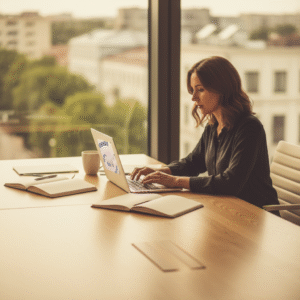 SEO copywriter Melbourne writing content for a client website