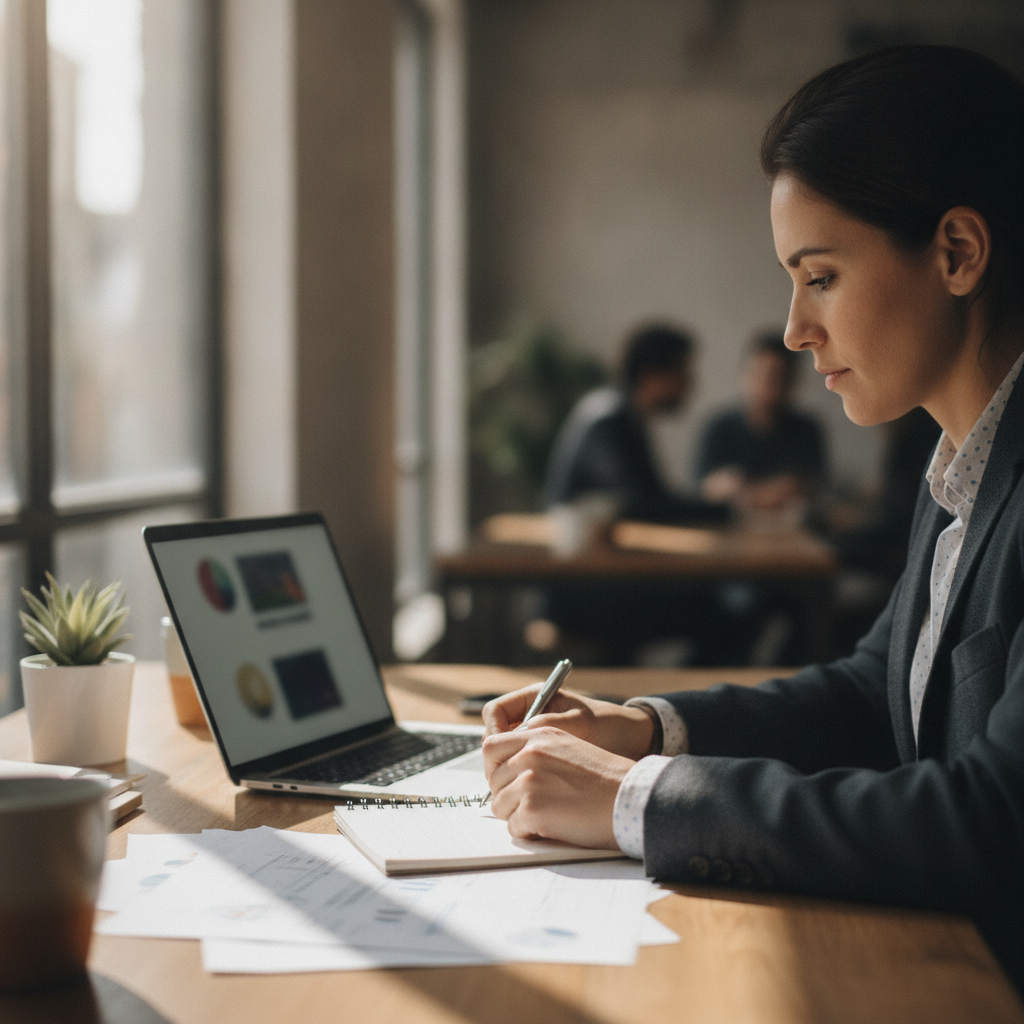 Accountant writing a plain-English tax deadline explainer for clients