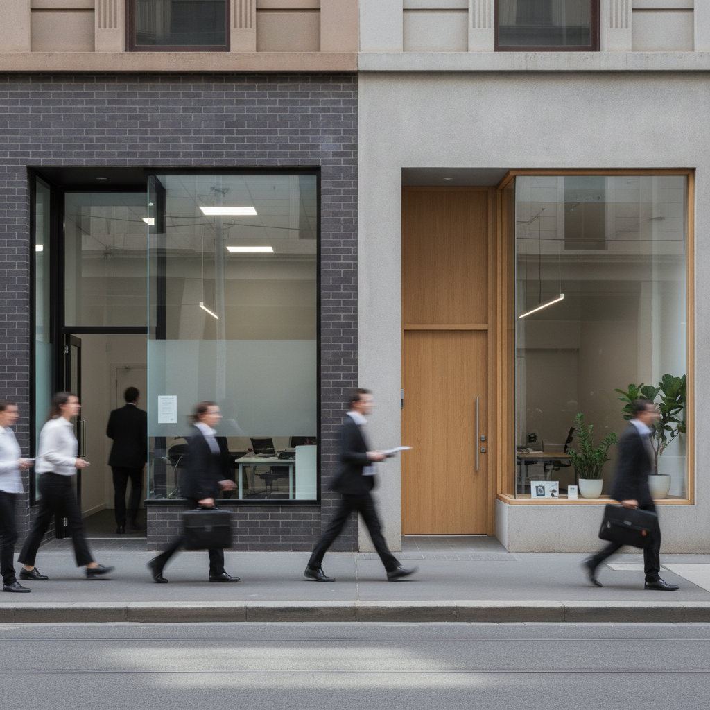 Two Melbourne accounting firms compared on Google, one thin and one strong